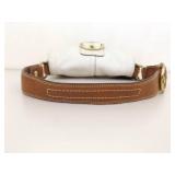 Authentic Coach White Pebbled Leather Soho Bag