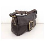 Authentic Coach Bleecker Brown Patent Leather Shoulder Bag