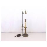 Vintage Brass 24" Gothic Candlestick Lamp