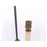 Vintage Brass 24" Gothic Candlestick Lamp