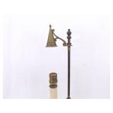 Vintage Brass 24" Gothic Candlestick Lamp