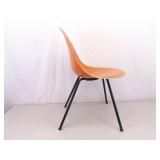 Vintage Orange Fiberglass Shell Chair