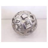 3 Large Aluminum Decorative Balls