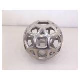 3 Large Aluminum Decorative Balls
