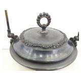 Antique Victorian Silverplate Biscuit Jar