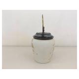 Antique Victorian Silverplate Biscuit Jar