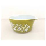 2 Vintage Pyrex #473 Spring Blossom 1 QT Covered Casserole Dishes