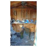 Contents of Small Shed, Ropes, Pulleys, Motors, Windshields and Misc