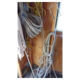 Contents of Small Shed, Ropes, Pulleys, Motors, Windshields and Misc