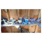 Contents of Small Shed, Ropes, Pulleys, Motors, Windshields and Misc