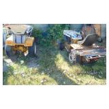 2- Cub Cadet 126 Yard Tractors for Part or Repair