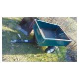 Vintage Yard Cart and Agri Pull Behind Garden Cart