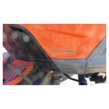 Husqvarna YTH 22V46 Riding Lawn Mower with 411 Hrs, Has Bagger, Runs