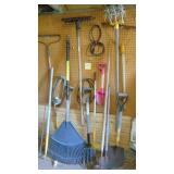 Assorted Yard Hand Tools