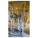 Assorted Yard and Garden Hand Tools