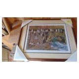 "Repair Time" By Hughes, Signed and COA