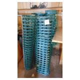 Rolls of Plastic Snow Fence