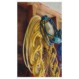 Contents of Wall Corner. Extension Cords