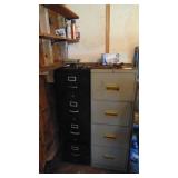 2- 4 Drawer File Cabinets with Contents