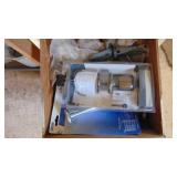 3 Drawer wood Cabinet with Contents and Cosco Stool
