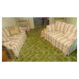 Pair of Matching Loveseats, 59" wide