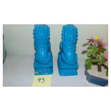Assorted Decor Pcs, including a pair of Bass Vases and Glass Floral Flower