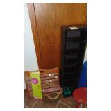 CD Rack, Thread Holder, 2 Stools, Yoga Mat and Misc