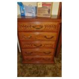 Highboy Chest, 38" x 50.5" x 19" ( Contents on top not included)