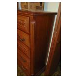 Highboy Chest, 38" x 50.5" x 19" ( Contents on top not included)