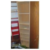 Contents of Closet, includes Shoe Racks, Shelf and Hangers plus More