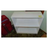 4-Storage Containers, Scale, Shower Seat and White Shelf