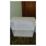 4-Storage Containers, Scale, Shower Seat and White Shelf