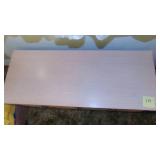 Cedar Chest, 47" x 21" x 18.5" Original Whitewash Finish and Some Luggage