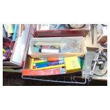 Lot of Various Office Supplies, Markers, Cards and Misc