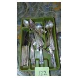 92 Pcs Community, Oneida Coronation Silverplate Silverware Set