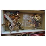 Assorted Cuff Links, Tie Clips and Pins