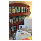 Toaster, Hand Mixer, Hot Water Pot, Cookbooks, Spice Rack and Misc