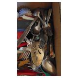 Assorted Kitchen Gadgets, Knife Block and Misc