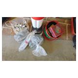 Selection of Christmas Items, including Vintage Blow Mold