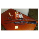 Rossi 410 GA. 3 Mod Single Shot Barrel Gun, Tasco 4 x 15 Scope, Daisy 840 BB Gun, Hunting Knife and Gun Cleaning Kit
