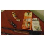 Rossi 410 GA. 3 Mod Single Shot Barrel Gun, Tasco 4 x 15 Scope, Daisy 840 BB Gun, Hunting Knife and Gun Cleaning Kit