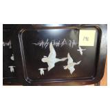 Vintage Set of 4 TV Trays, 1-Asis