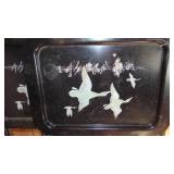 Vintage Set of 4 TV Trays, 1-Asis