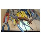 Assorted Pliers and Tools