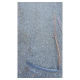 Primitive Ice Saw and Cutting Scythe