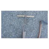 Primitive Ice Saw and Cutting Scythe