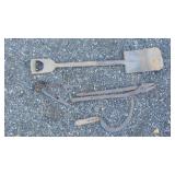 Primitive Shovel, Clippers and Hand Scythe