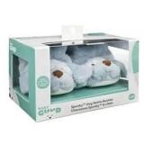 Baby GUND Spunky Puppy Rattle Booties Plush Baby Infant Shoes, Blue, One Size Fits All (lot of 4)