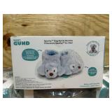 Baby GUND Spunky Puppy Rattle Booties Plush Baby Infant Shoes, Blue, One Size Fits All (lot of 4)