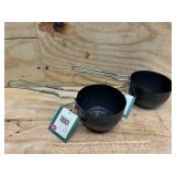 Tablecraft 11069 Tadka Pan, 10-inch Length, 10 Oz Capacity, Non-Stick Coated Metal (lot of 2)